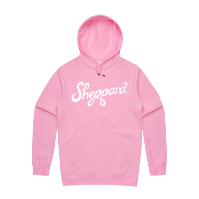 Sheppard - Pink Logo Hoodie